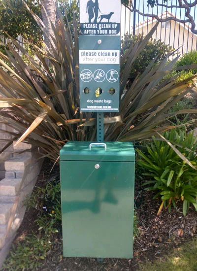 image zero waste pet waste station for scoop masters Ventura, California dog poop pickup service